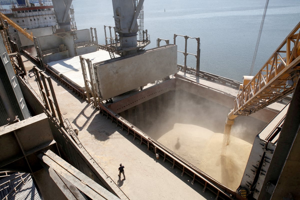 Grain shipment from Ukraine
