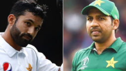 Mohammad Rizwan trains Sarfaraz Ahmed for Pakistan vs. Sri Lanka