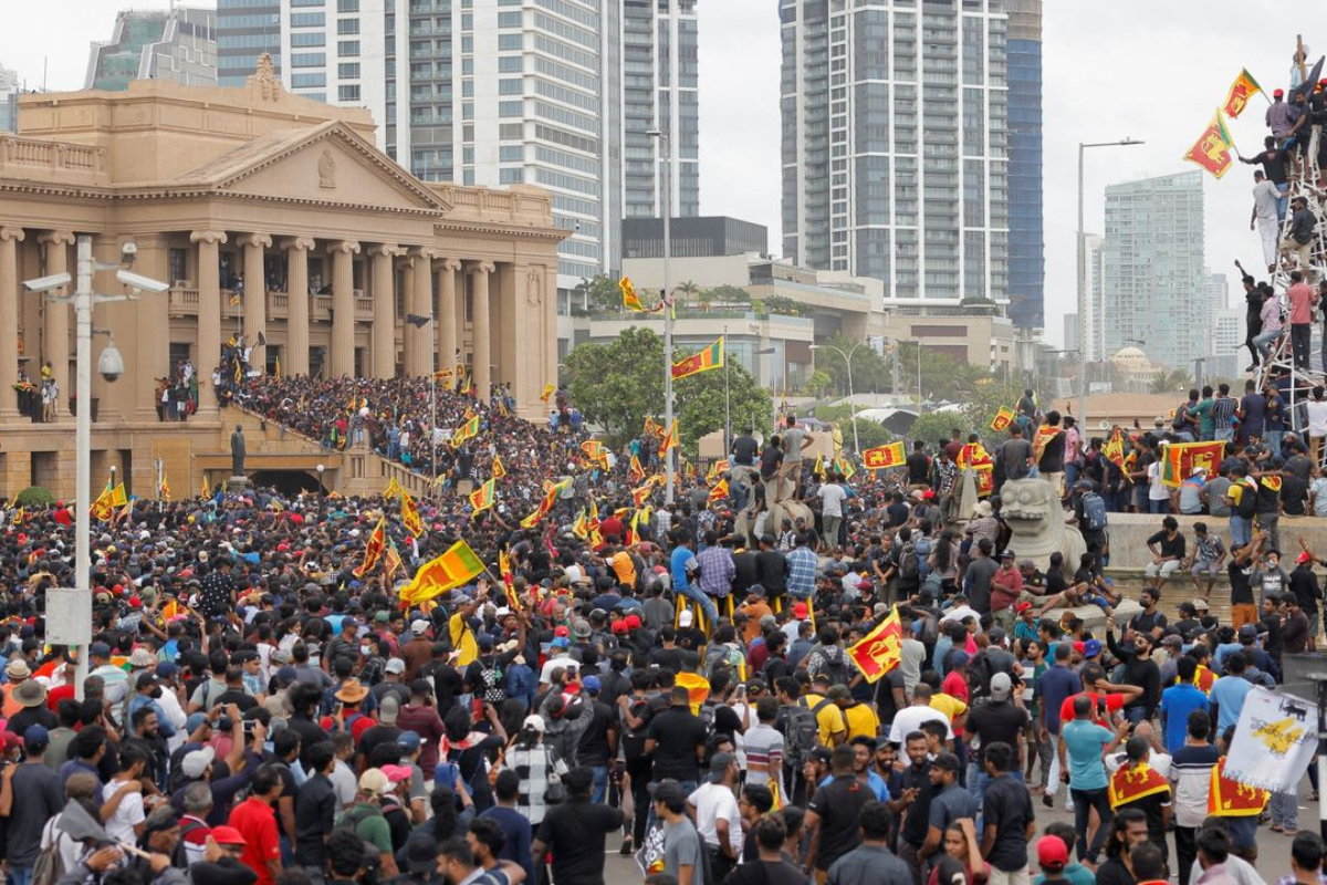 Sri Lankan protest