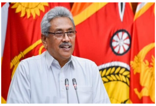 Sri Lanka President flees to Singapore