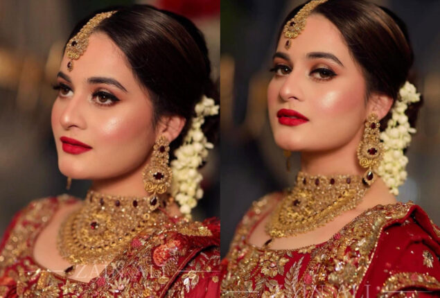 Aiman Khan’s latest bridal pictures goes viral