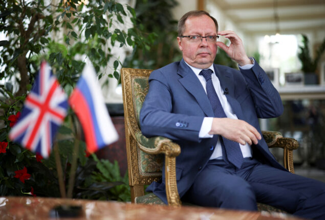 UK summons Russian ambassador over British national’s death in Ukraine