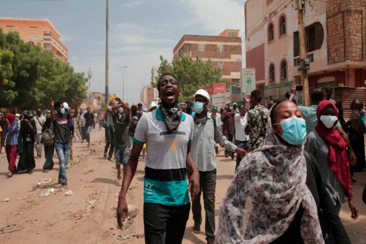 Sudan protestors