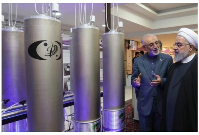 Iran’s atomic energy chief says country could build a bomb but has no plan to