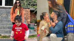 Aiman Khan enjoys holidays in Nathiagali with family