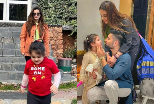 Aiman Khan enjoys holidays in Nathiagali with family
