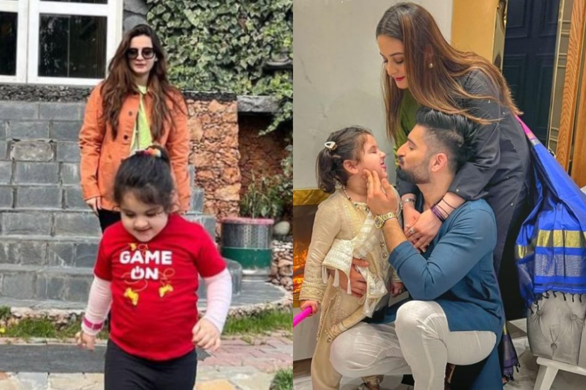 Aiman Khan enjoys holidays in Nathiagali with family