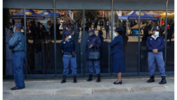 South African police arrests 13 officers over lockdown violence