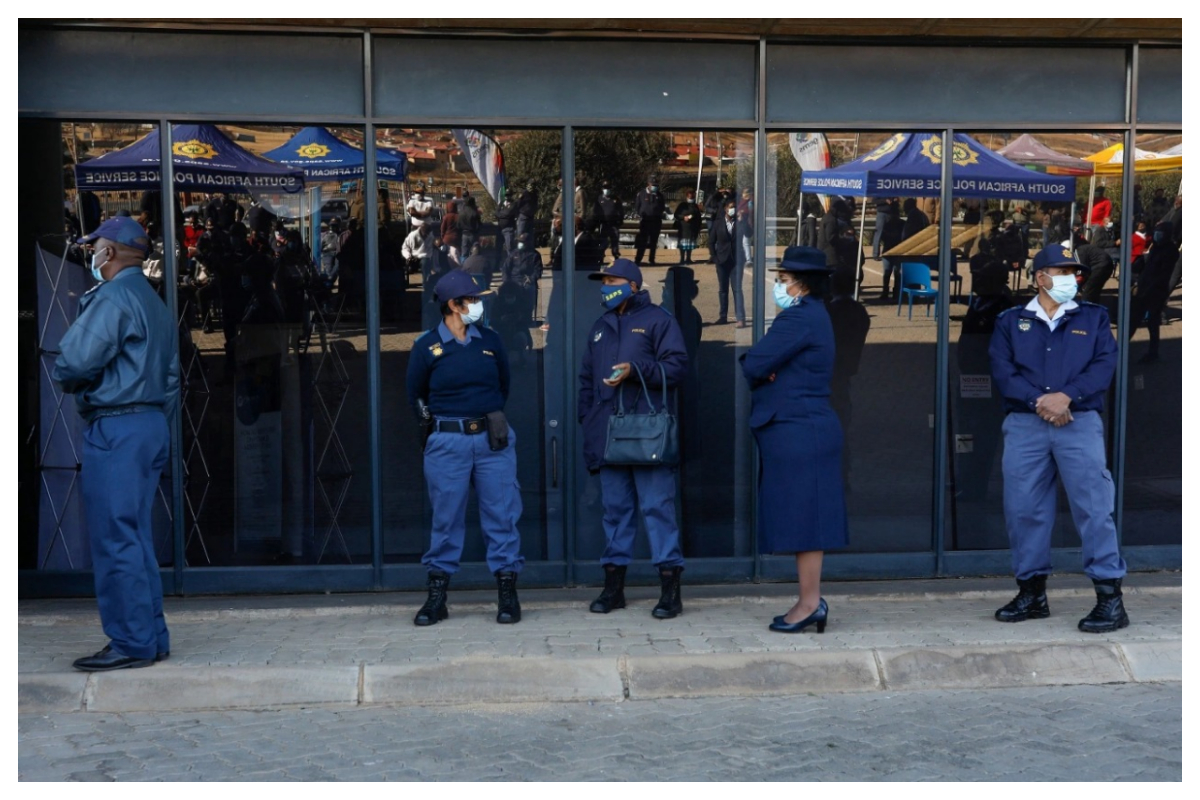 South African police