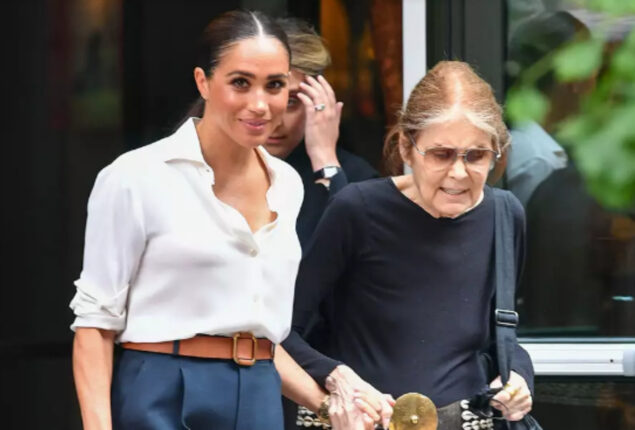 Meghan Markle spotted with Gloria Steinem in New York
