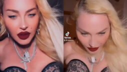 Madonna sizzles in latest selfie as she dons risque lace corset