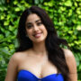 Janhvi Kapoor flaunts her beautiful smile in a blue corset 