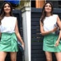 Shilpa Shetty steps out in a white tee and mini skirt; see photos