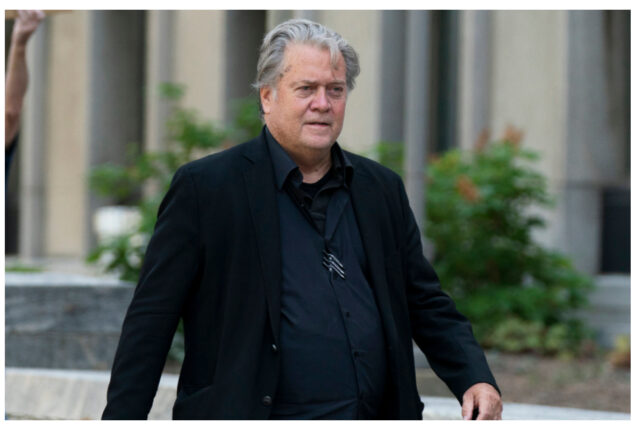 Lawyer for Steve Bannon to call no witnesses in contempt trial