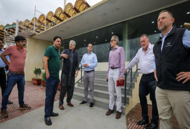 ECB security delegation visits Gaddafi Stadium