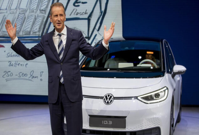 Volkswagen CEO Diess to step down in September