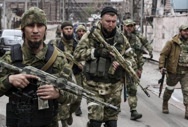 Russian troops
