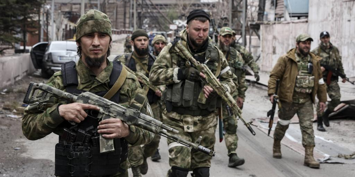 Russian troops