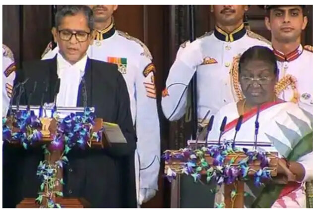Droupadi Murmu first Indian tribal president takes oath
