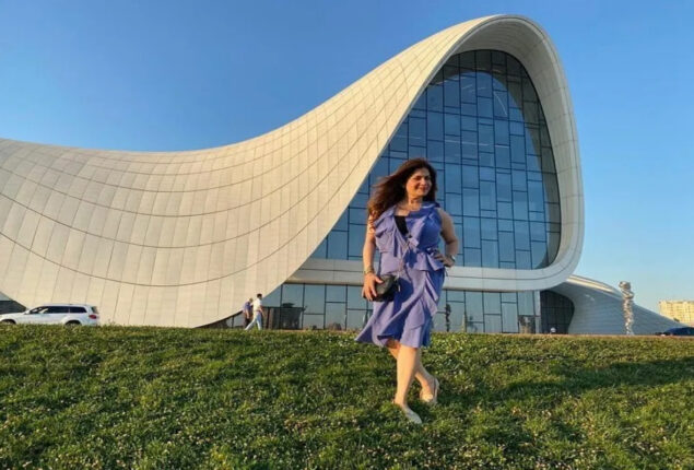 Amber Khan share glimpses of Baku trip