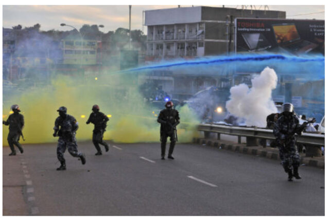 Uganda police fire tear gas on inflation protesters