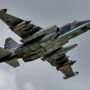 Russian Su-25 fighter plane is shot down by Ukrainian forces
