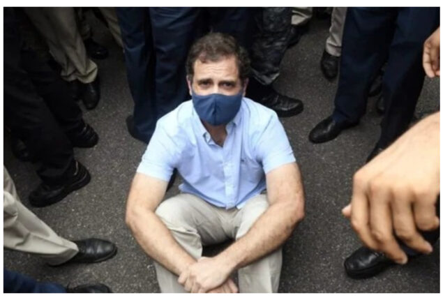 Indian Opposition leader Rahul Gandhi detained amid protests