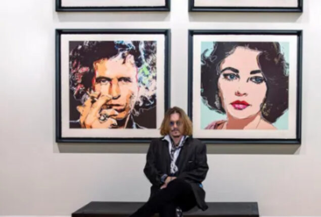 Johnny Depp earns almost £3m through his first art collection