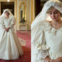 Princess Diana wedding dress has a solid gold locket