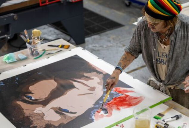 Johnny Depp earns nearly $4M in hours through his art collection