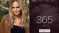 Chrissy Teigen celebrates one year of being sober