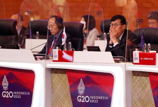 G20 finance summit is anticipated to end without a formal communiqué