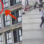 Viral: Hero catches little girl who falls from fifth floor window
