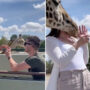Viral: Giraffe attack ruins safari park proposal