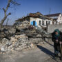 Life for Ukrainians in ruined estate