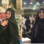 Pakistani celebrities beautiful pictures in front of Kaaba