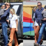 Hunter Biden spotted out in Malibu with his wife Melissa Cohen and son