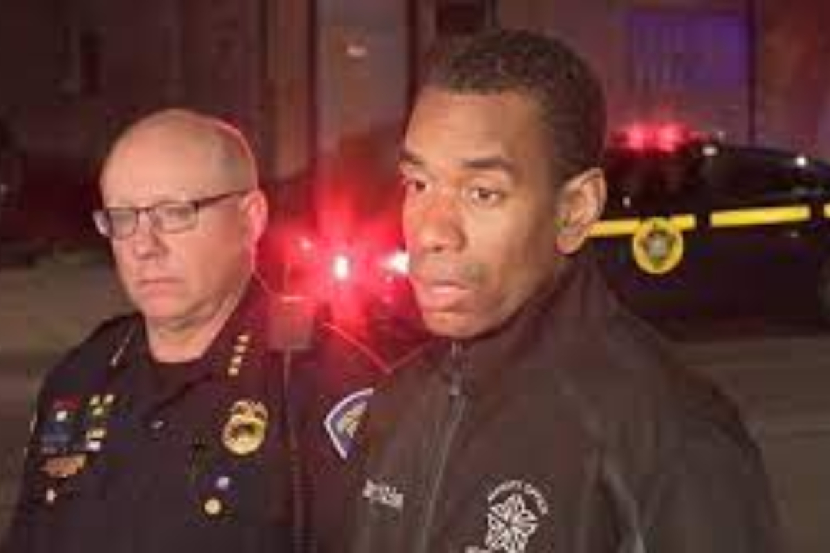 Two Police officers were shot