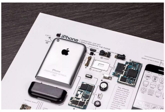 Grid 1 immortalizes the Original iPhone