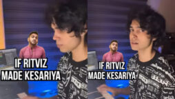Artist made Kesariya on Ritviz style goes viral