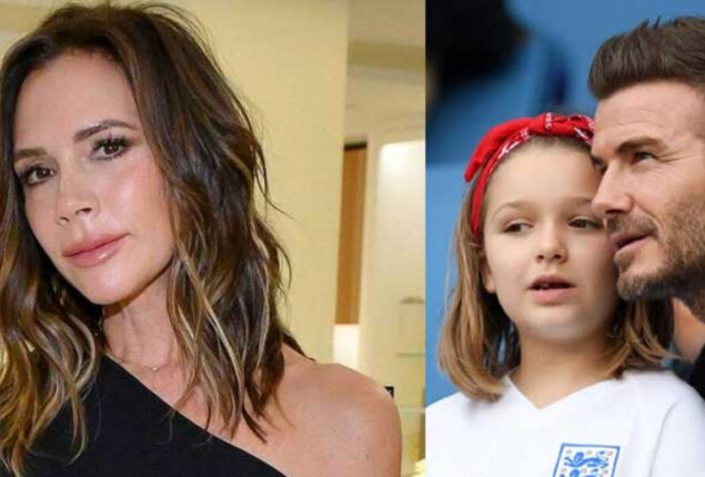 Victoria Beckham adores David and Harper
