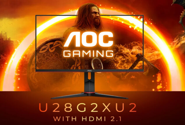 AOC Gaming monitor announced U28G2XU2 with a 144Hz refresh rate