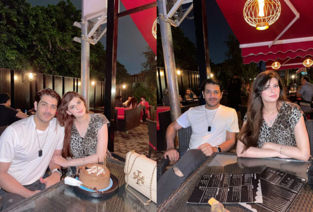 Goher Mumtaz celebrates his birthday with wife Anam Gohar