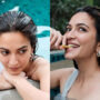 Kriti Kharbanda raises temperature in swimming suit; See Photos