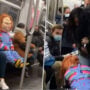 Watch Video: Chucky impersonator tries to steal woman’s bag on subway