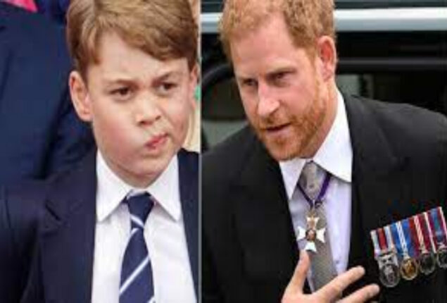 Prince George is suffering without Prince Harry. according to reports