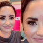 Demi Lovato gets three stitches after smashing a giant crystal on forehead