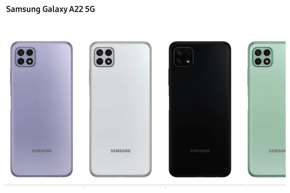 Samsung Galaxy A22 5G price in Pakistan & specs