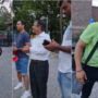 Neeraj Chopra rubbing feet of old fan goes viral