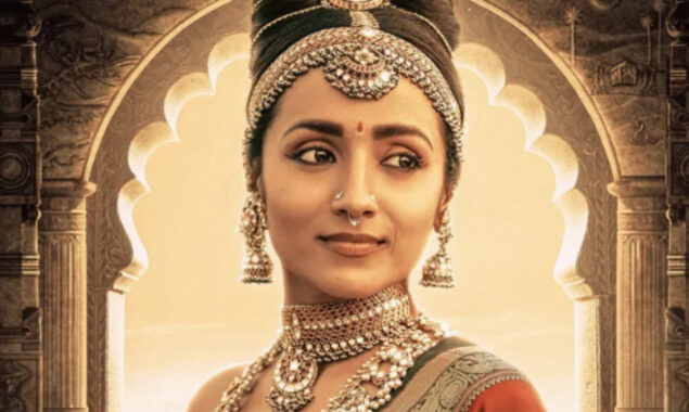 Trisha Krishnan in new poster of Ponniyin Selvan as princess Kundavai